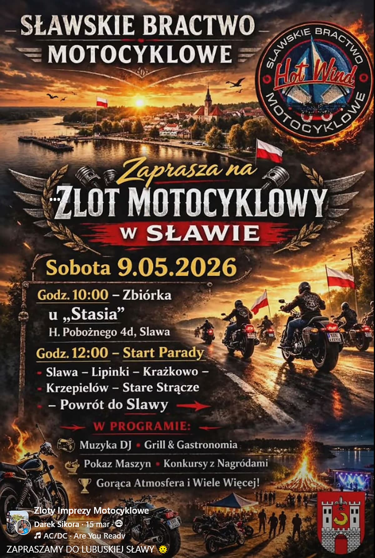 Zlot Motocyklowy w Sławie - 2026