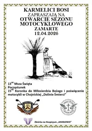 Rozpoczęcie Sezonu Motocyklowego z Karmelitami - Zamarte - 2026 - Chojnice, województwo pomorskie