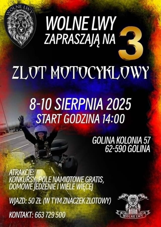 3 Zlot Motocyklowy Wolne Lwy