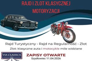 Via Classica - Rajd i Zlot Klasycznej Motoryzacji - Szydłowiec, województwo mazowieckie
