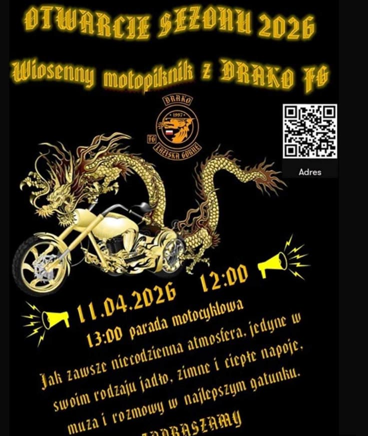 Wiosene Otwarcie Sezonu Motocyklowego 2026 Łaziska Górne