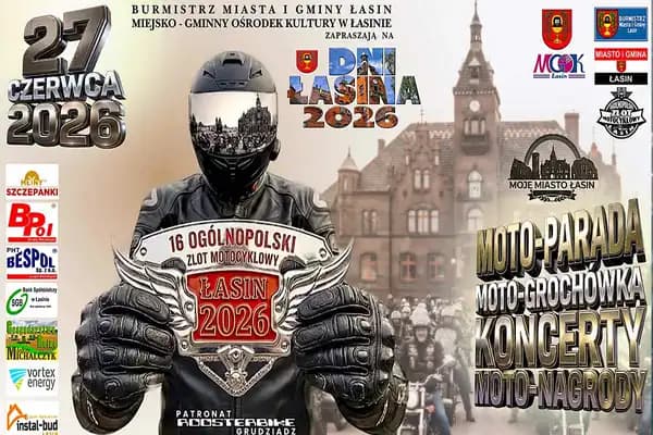 16. Ogólnopolski Zlot Motocyklowy Łasin - 2026