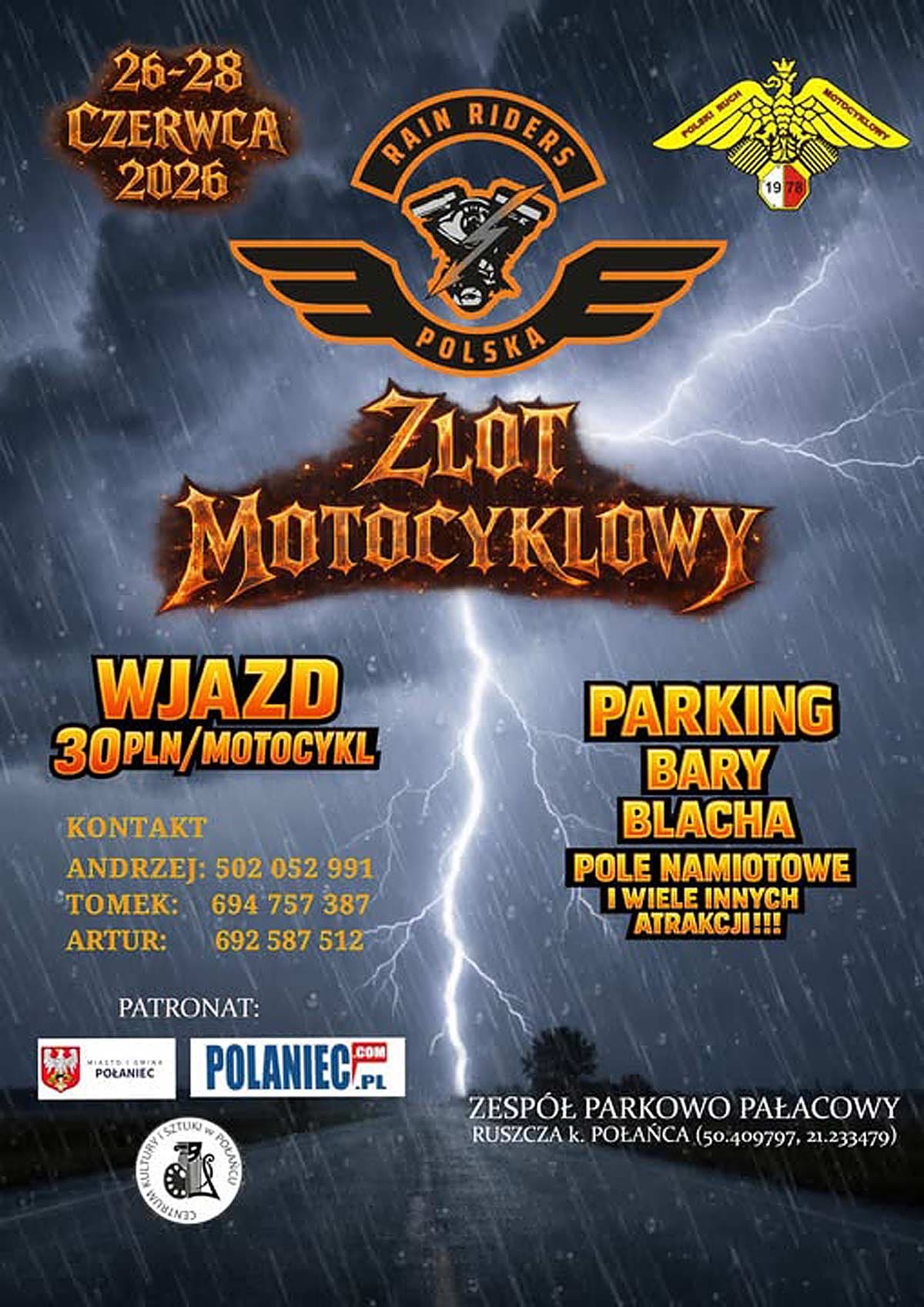 Zlot Motocyklowy Rain Riders Połaniec - 2026