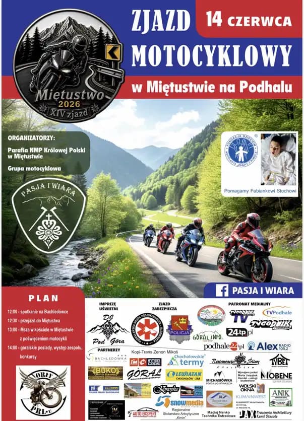 XIV Zjazd Motocyklowy w Miętustwie - 2026