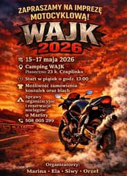 WAJK 2026 - Camping Wajk, Piaseczno, województwo zachodniopomorskie