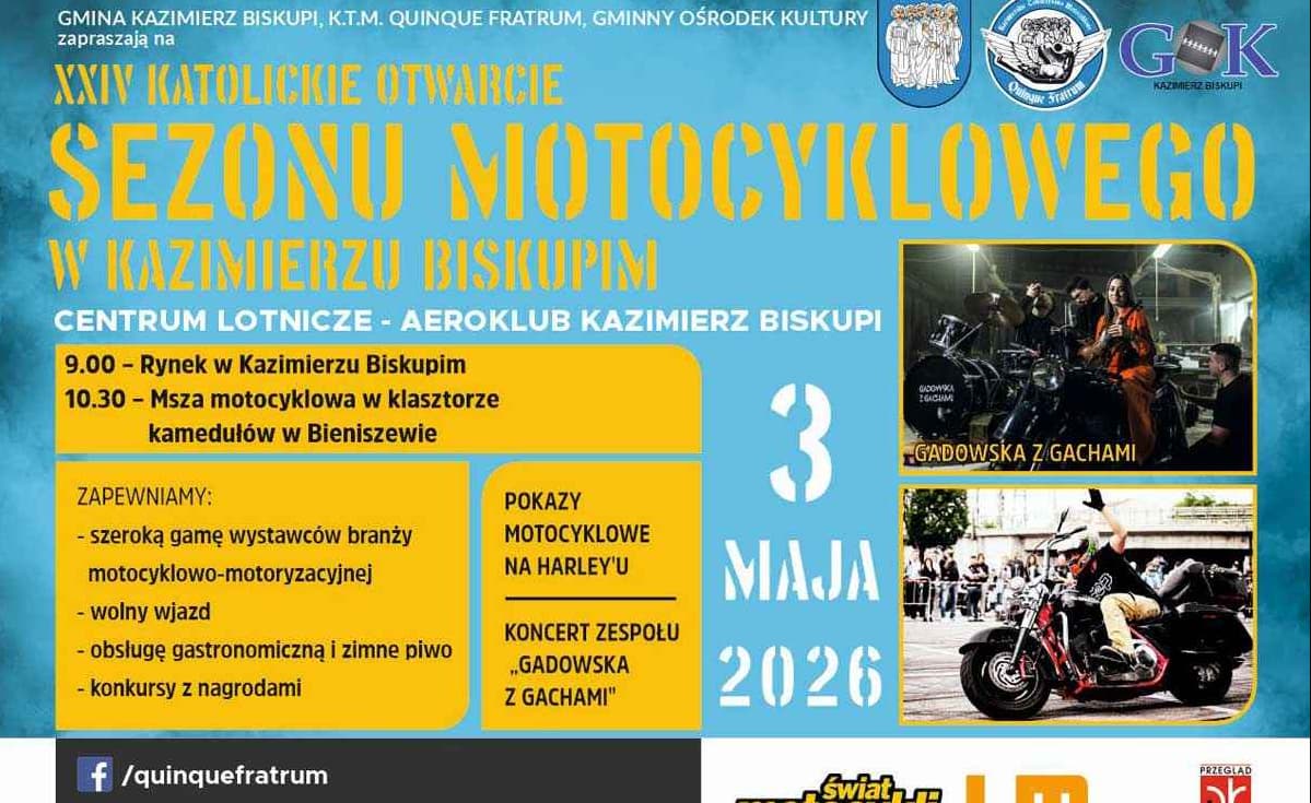 XXIV Otwarcie Sezonu Motocyklowego w Kazimierzu Biskupim - 2026