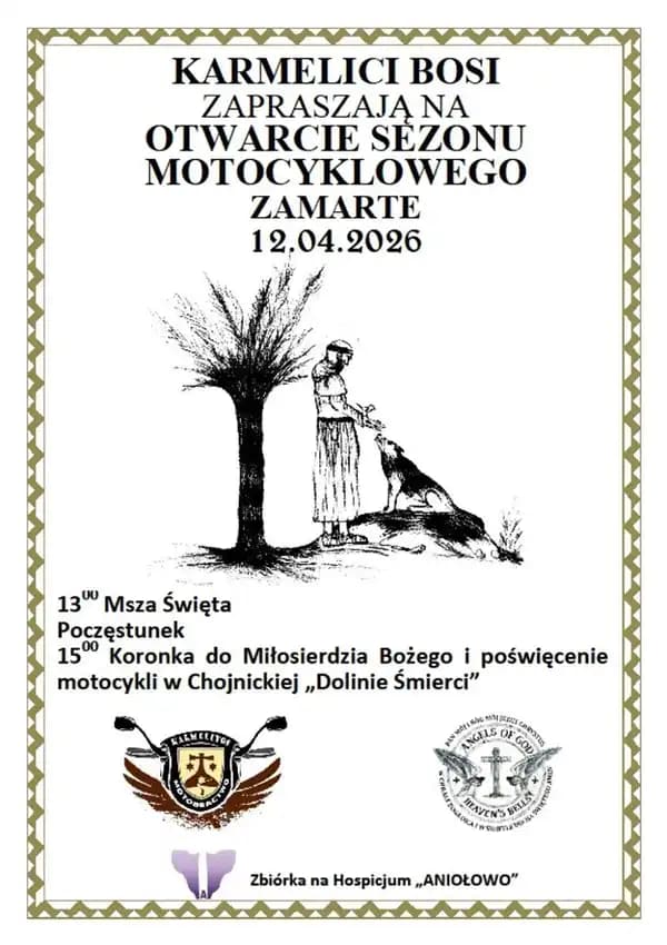 Rozpoczęcie Sezonu Motocyklowego z Karmelitami - Zamarte - 2026