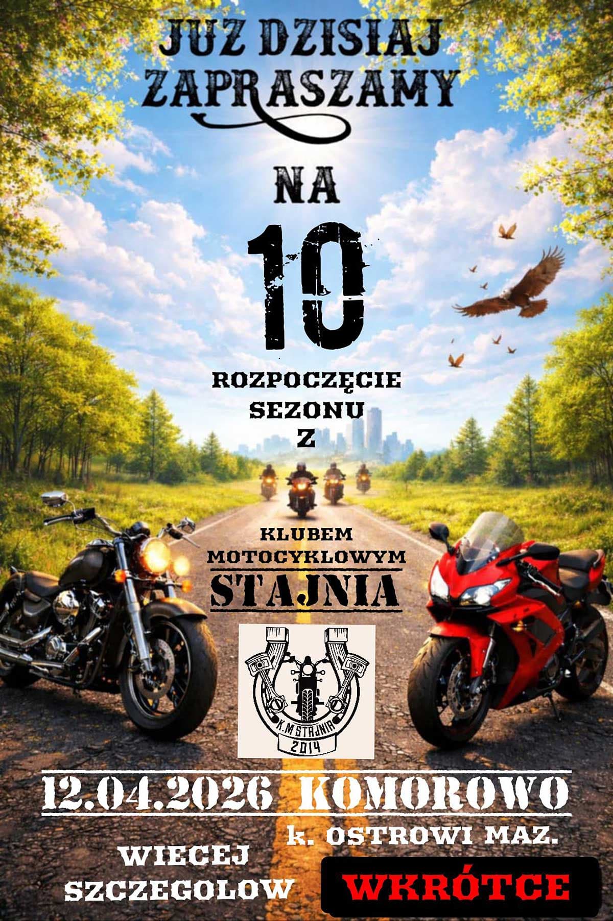 10. Otwarcie Sezonu Motocyklowego - Komorowo 2026