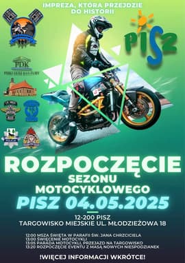 Rozpoczęcie Sezonu Motocyklowego Pisz
