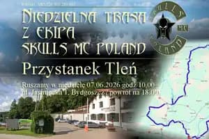Niedzielna trasa z ekipą Skulls MC Poland - 2026 - Jasiniecka, Jasiniec, Bydgoszcz, województwo kujawsko-pomorskie