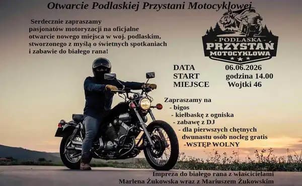 Otwarcie Podlaskiej Przystani Motocyklowej - 2026