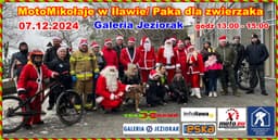 MotoMikołaje w Iławie/Paka dla zwierzaka