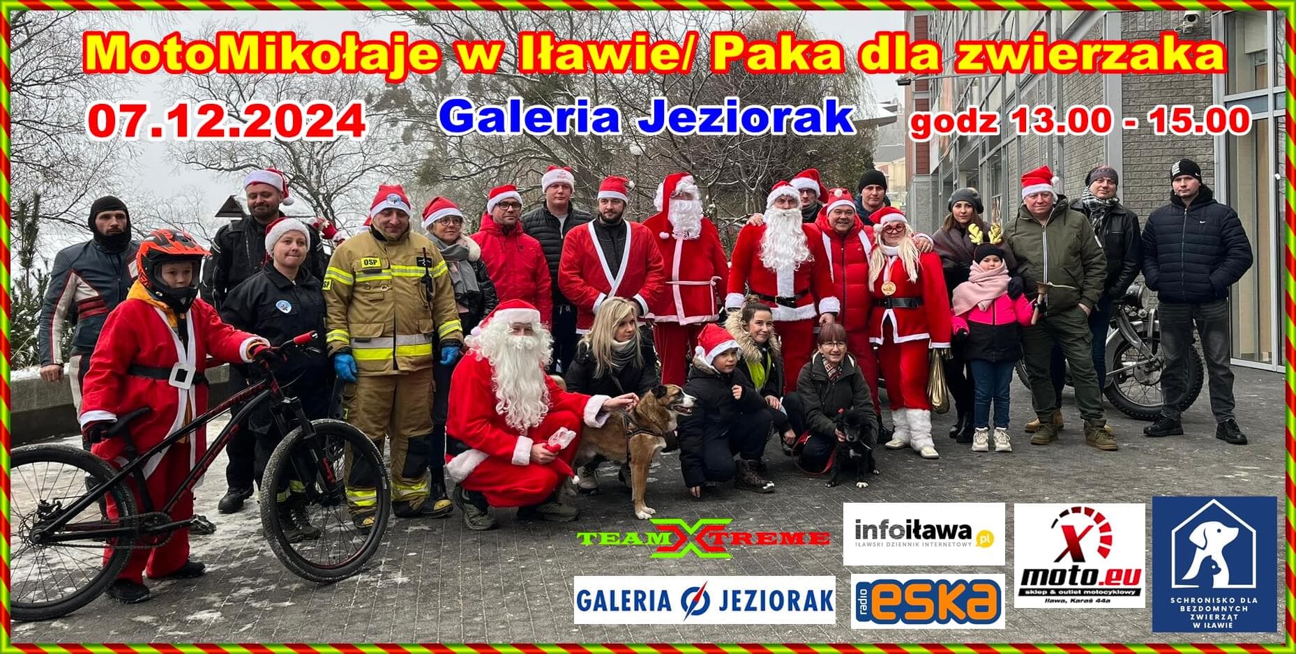 MotoMikołaje w Iławie/Paka dla zwierzaka