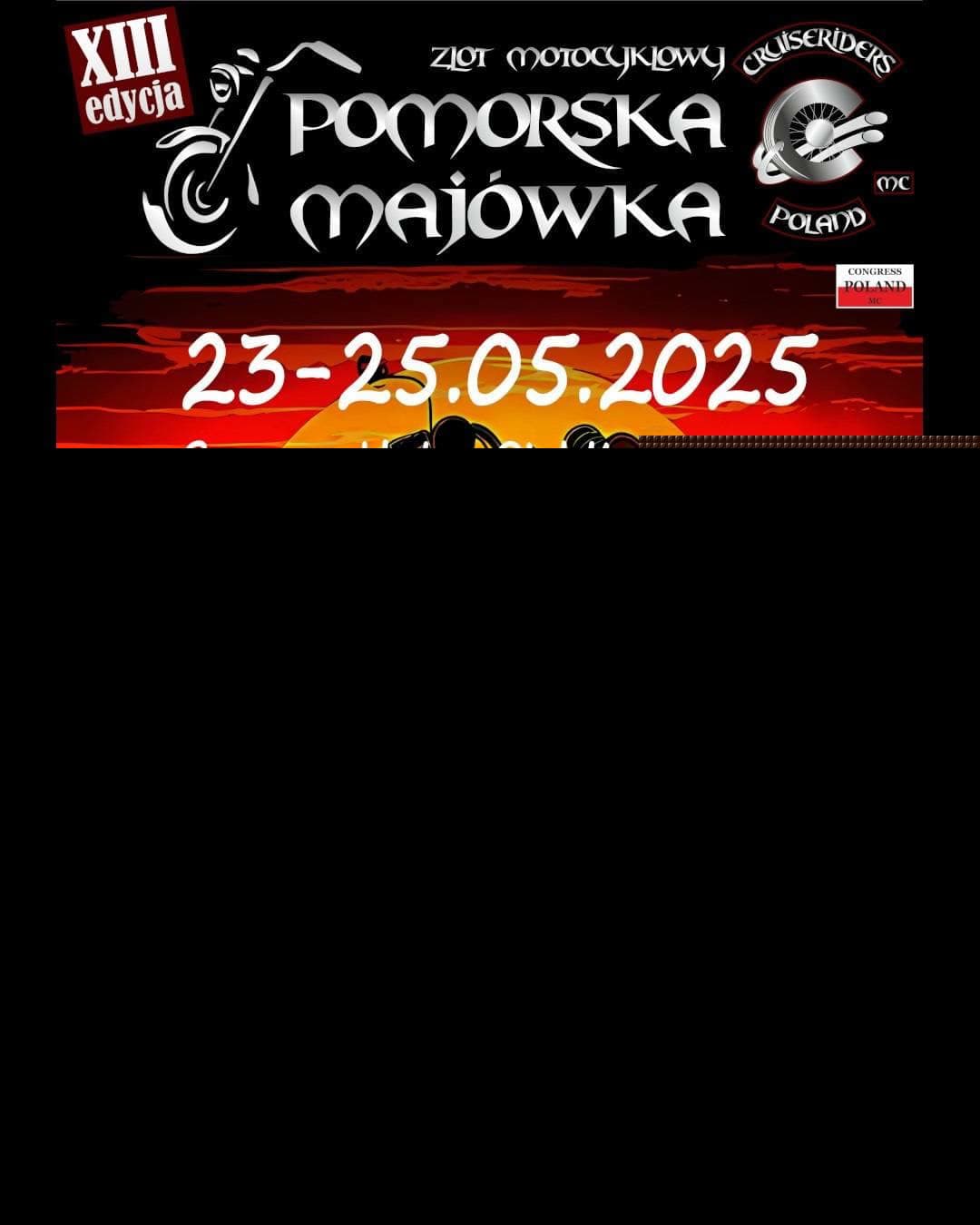 Pomorska Majówka zlot motocyklowy Cruiseriders MC Poland