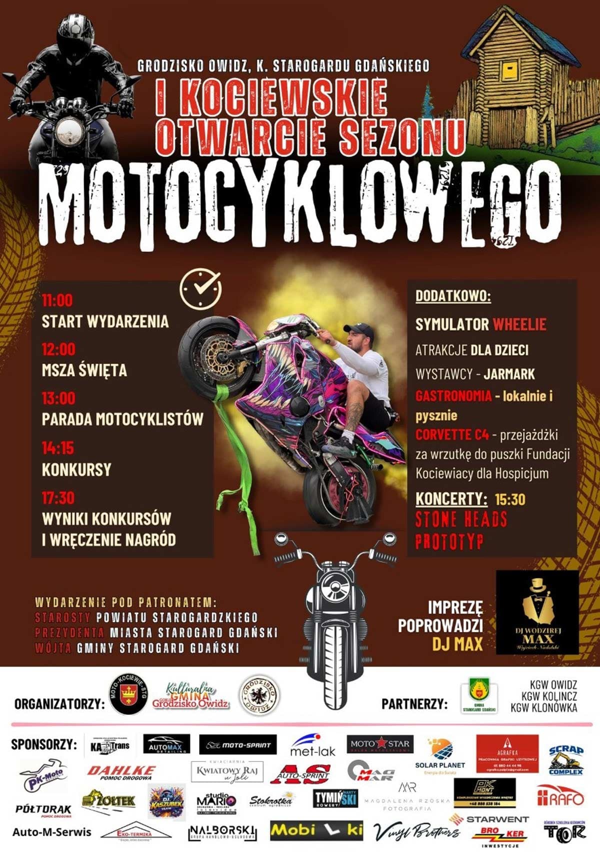 I Kociewskie Otwarcie Sezonu Motocyklowego - Grodzisko Owidz