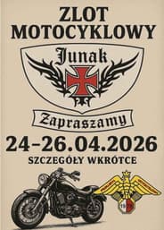 XIX Zlot Motocyklowy u Junaków 2026 - Sieraków - Recepcja OSiR, Poznańska, Sieraków, województwo wielkopolskie