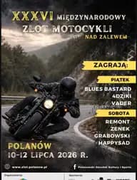 XXXVI Międzynarodowy Zlot Motocykli nad Zalewem - 2026 - Przytorze, Polanów, województwo zachodniopomorskie