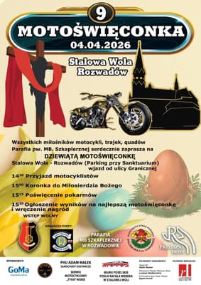 9. Motoświęconka - Stalowa Wola 2026 - Graniczna - kościół 01, Rozwadów, Stalowa Wola, województwo podkarpackie