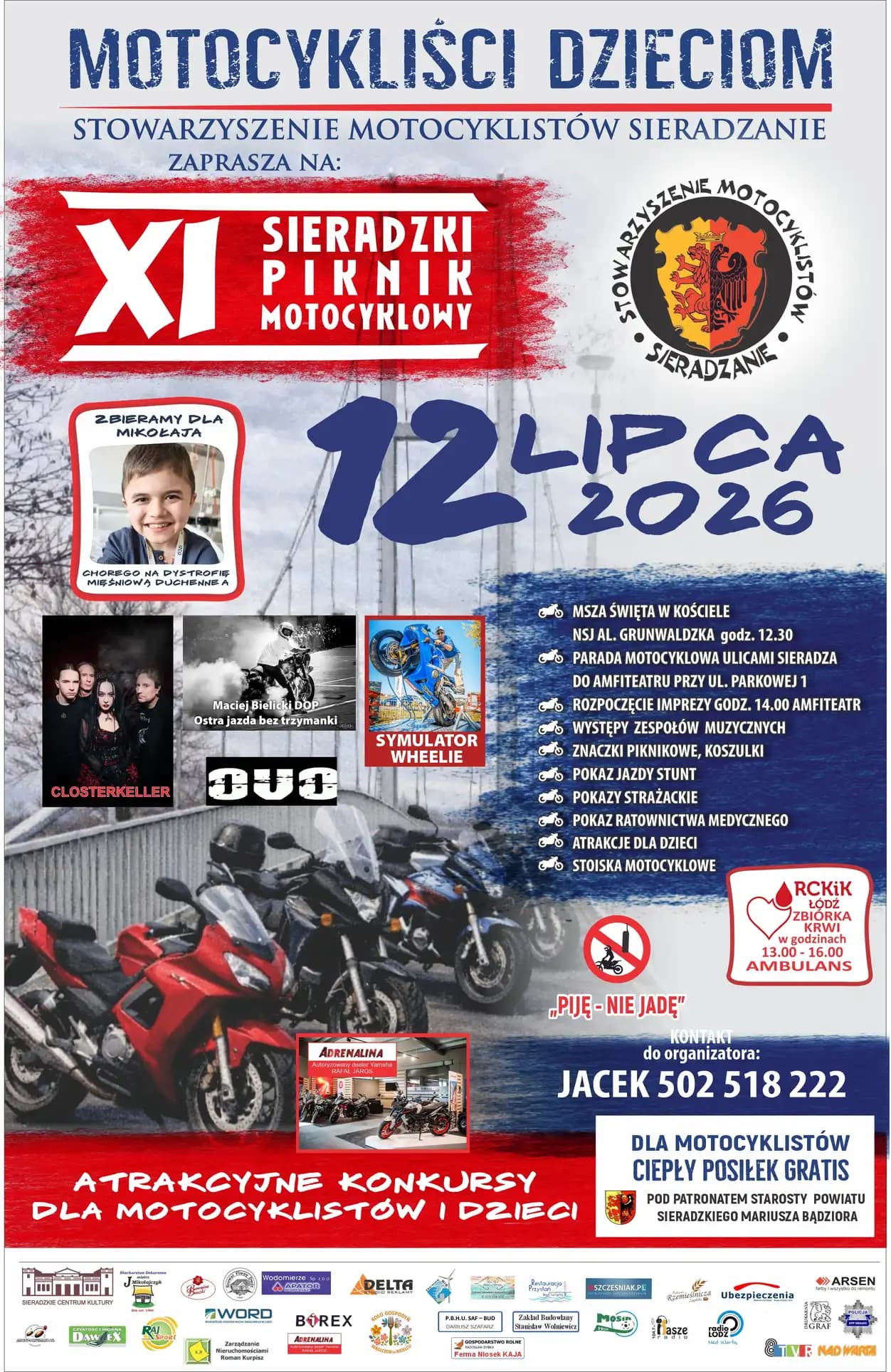 XI SIERADZKI PIKNIK MOTOCYKLOWY