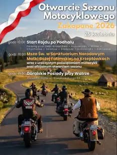 Otwarcie Sezonu Motocyklowego Zakopane - 2026 - Osiedle Krzeptówki, Zakopane, województwo małopolskie