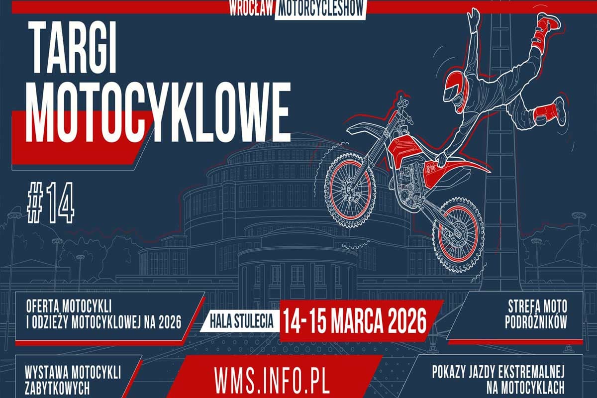 Wrocław Motorcycle Show 2026 - Hala Stulecia