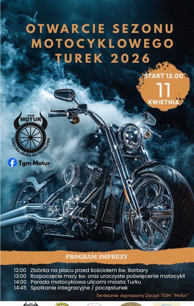 Rozpoczęcie Sezonu Motocyklowego 2026 - Turek