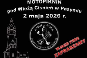 Motopiknik pod Wieżą Ciśnień w Pasymiu - Wieża ciśnień w Pasymiu, Strażacka, Pasym, województwo warmińsko-mazurskie