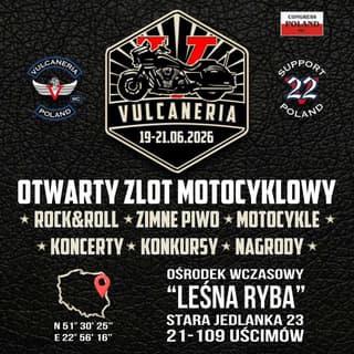XIV Otwarty Zlot Vulcaneria - 2026 - Leśna Ryba, Stara Jedlanka, województwo lubelskie